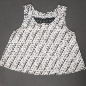 Geometric Crop top